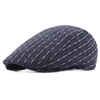 Unisexe Coton Bande Beret Hat Buckle Golf réglable Driving Flat Cabbie Newsboy Beret Cap