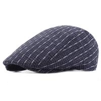 Unisexe Coton Bande Beret Hat Buckle Golf réglable Driving Flat Cabbie Newsboy Beret Cap