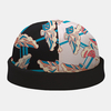 Unisexe coton baskets motif mode Sport pare-soleil sans bord bonnet propriétaire casquette crâne casquette