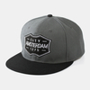 Unisexe Coton Broderie Logo Lettre Style Hip-Hop Chapeau De Baseball À Bord Plat Chapeau Snapback