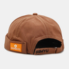 Unisexe Coton Casual Rétro Personnalité Mode Brimless Beanie Skull Hat Landlord Hat
