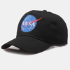 Unisexe coton couleur unie broderie alphabet casquette de baseball casquette de voyage en plein air décontractée