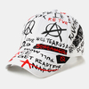 Unisexe Coton Graffiti Motif Hip-hop Style Personnalité De La Mode Couple Chapeau Chapeau De Baseball