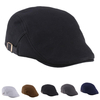 Unisexe coton mélangé béret chapeau papier garçon pigeon Golf Flat buckle cabbie cap pour hommes femmes