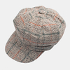 Unisexe Coton Rétro Style Britannique Plaids Peintre Gavroche Chapeau Béret Chapeau Octogonal Hat