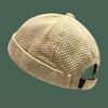 Unisexe coton rue tendance mode décontracté style britannique sans bord propriétaire chapeau bonnet crâne chapeau