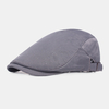 Unisexe couleur unie maille respirant extérieur décontracté réglable béret casquette plat chapeau casquettes descal