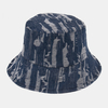 Unisexe Denim Wash Hole Retro Casual Personality Sunvisor Couple Hat Bucket Hat