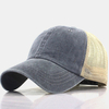 Unisexe en coton lavable Made-old Mesh Hat Casual Hat Outdoor Sunshade Baseball Hat