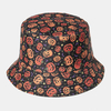 Unisexe Halloween Superposition Citrouille Fantôme Motif Occasionnel Drôle Chapeau De Pare-Soleil Chapeau De Seau