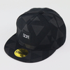 Unisexe Hip-Hop Style Patch Triangle Diamant Motif Visière À Bord Plat Chapeau De Soleil Chapeau De Baseball