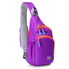 Unisexe Homme Femme Sac de Poitrine en Nylon Étanche Sac à Bandoulière pour Sport en Plein Air