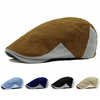 Unisexe Hommes Femmes en Velours Côtelé Coton Chapeau Béret Boucle Papier Réglable Casquette de Golf Garçon Gavroche Tax