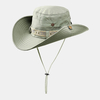 Unisexe large bord maille respirant escalade pêche extérieur Anti-UV parasol seau chapeau