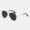 Unisexe Ovale Plein Cadre Rétro Casual UV Protection Lunettes De Soleil Lunettes De Pilote