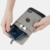 Unisexe Oxford PU cuir Portable étanche à la poussière étanche Mobile Power casque sac téléphone Power Bank sac de range