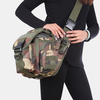 Unisexe Oxford tissu tactique Camouflage jeu de plein air équitation multi-transport sac de selle sac à bandoulière sac