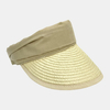 Unisexe paille large bord réglable respirant extérieur décontracté crème solaire pare-soleil vide casquette de baseball