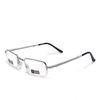 Unisexe plein cadre en métal pliable facile à transporter pratique HD lunettes de lecture lunettes presbytes