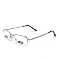 Unisexe plein cadre en métal pliable facile à transporter pratique HD lunettes de lecture lunettes presbytes