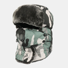 Unisexe Plus épaissir chaud coupe-vent oreille protection du visage chapeau de trappeur en plein air pour débarrasser le