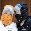 Unisexe Plus Épaissir Chaud Coupe-Vent Oreille Visage Cou Protection Équitation En Plein Air Ski Trappeur Chapeau
