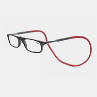 Unisexe Portable facile à transporter aimant longue jambe télescopique porte-tête lunettes de lecture lunettes presbytes