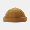 Unisexe Retro Street Hip Hop SKull Caps Wild Landlord Cap Yara Hat Brimless Hats