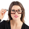 Unisexe Rotatif Loupe Maquillage des Yeux Cosmétiques Lunettes Lunettes de Lecture Lunettes Rondes Rabattables