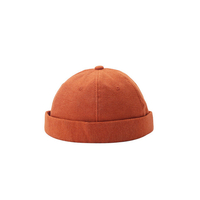 Unisexe Rue Yuppie Chapeau Lettres Brodé Propriétaire Chapeau Citrouille Béret Marée Chapeaux Sans Bord