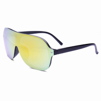 Unisexe siamesed miroir lentille équitation vélo lunettes lunettes de soleil