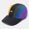 Unisexe sport décontracté couture créative arc en ciel melon casquette en cuir casquette de baseball