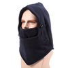 Unisexe Sports de plein air Épaississement Fleeces Cap Chapeau de vélo masqué coupe-vent chaud