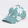 Unisexe Tie-dye Coton Multi-couleur Gradient Couleur Écran Solaire Visière Chapeau De Soleil Chapeau De Baseball