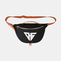 Unisexe Toile Couple Sportif Casual Grande Capacité Sac À Bandoulière Poitrine Sac