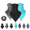 Unisexe Triangle Antipoussière Respirant Glace Soie Glace Écharpe Multifonction Cyclisme Coupe-Vent Sans Soudure Masque