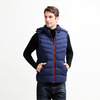 Unisexe Winter Electric Batterie Gilet chauffant sans manches USB Contrôle de la température Col chauffant Dos