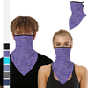 Unisexe 23.5x45cm Multifonction Polyester Foulard Extérieur Coupe-Vent Protecteur de Cou Antipoussière Cyclisme Masque V