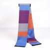 Unisexes classiques stirped coloré foulards intervalle long gland neutre enveloppe pashmina