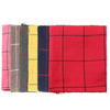 Unisexes foulards pompon coton de la grille en treillis couleur pure châle pashmina 