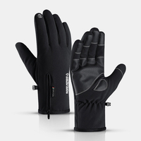 Unisexe Sports de plein air Plus Velours Épaissir Coupe-Vent Protection Contre Le Froid Chaud Fermeture Éclair Écran Tac