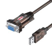 UNITEK USB vers RS232 Câble série Extension de qualité technique RS232 Câble Câble de données Support USB CDC-ACM