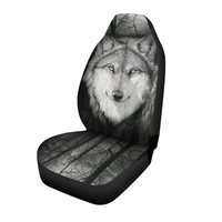 Universal 1 Pcs Wolf Front Row Car Truck Housses de siège Set Protector Cushion