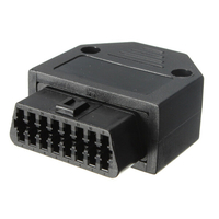 Universal 16 Pin OBD2 Outil de Diagnostic Femelle Connecteur Plug Noir Cas Shell