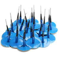 Universal 24pc outil de réparation de crevaison de pneu en caoutchouc naturel filaire 9mm plug champignon patch