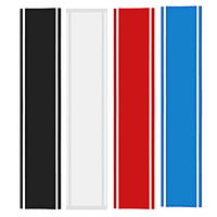 Universal 33x130cm Car Auto Vinyl Racing Stripe Sticker Hood Hood Decal Body