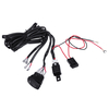 Universal 5 broches voiture 12V étanche LED lumière de travail brouillard lampe barre interrupteur déclairage relai