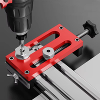 Universal Aluminum Profile Drilling Jig with Drill Sleeve Drill Punching Locator Auxiliary Tool Aluminum Profiles Screw