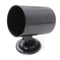 Universal Black 52mm Fibre de carbone GaugE-mount Support Support Pod Single Hole