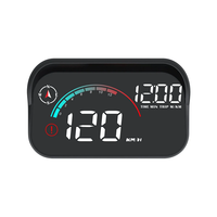 Universal Car Head Up Display HUD Digital GPS Speedometer Projector Screen Dashboard Odometer with Overspeed Alarm For A